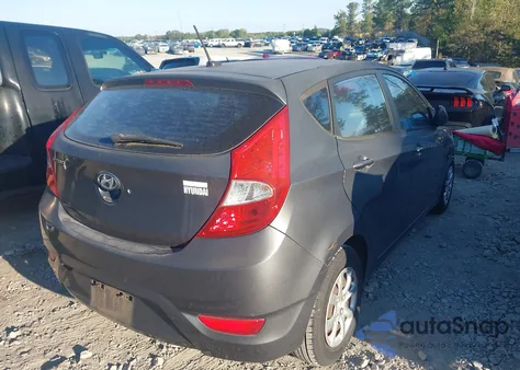 2012 Hyundai Accent Gs from USA, damaged, VIN KMHCT5AE9CU012605